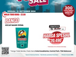 Banjir Diskon di Transmart Full Day Sale, Kecap Manis Diobral Jadi Murah Meriah