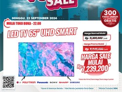 Banjir Promo di Transmart, TV 65 Inch Diskon Rp 3,9 Jutaan!