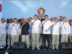 Gerindra Medan Deklarasi Menangkan Bobby-Surya di Pilgub Sumut