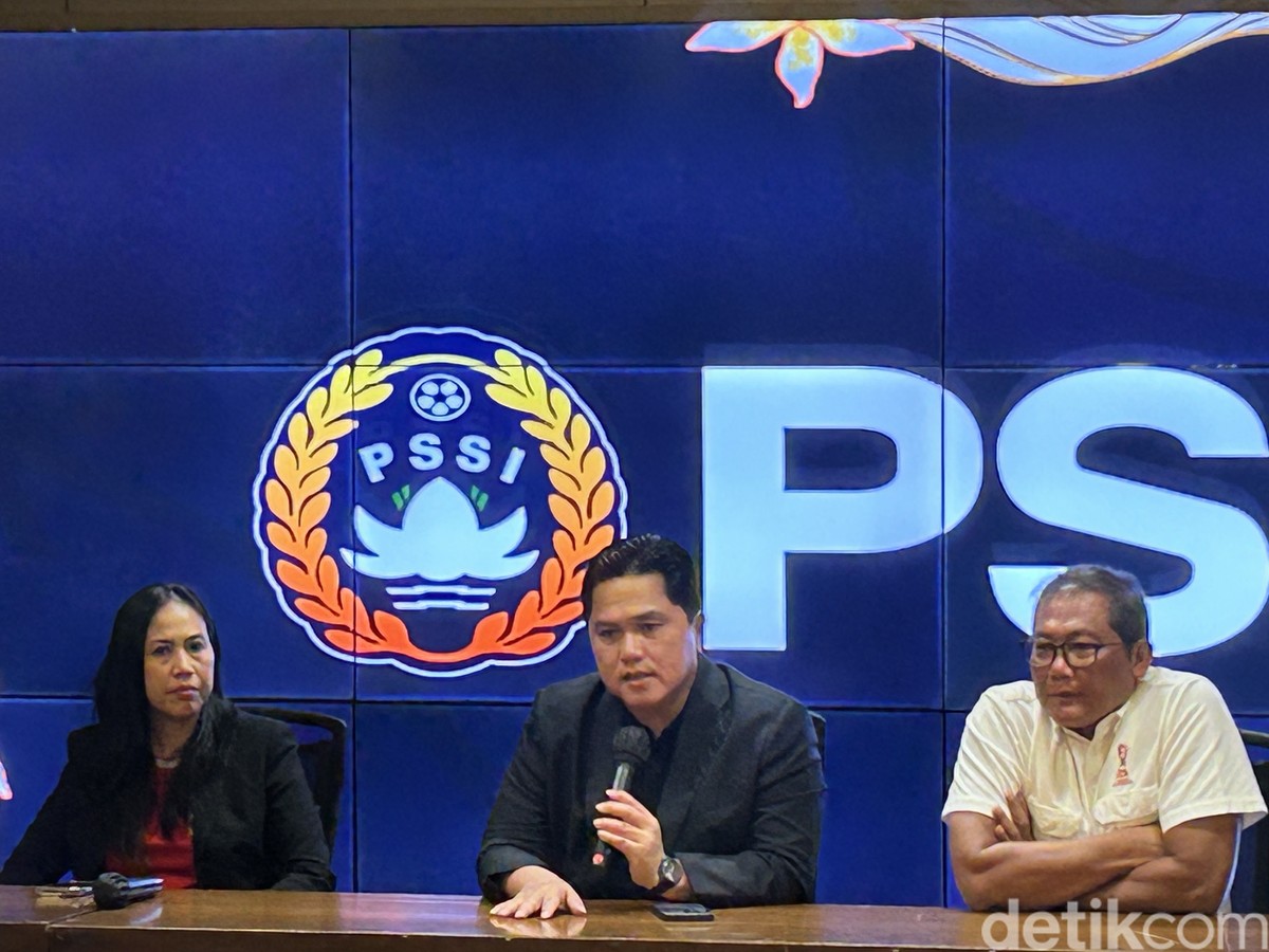 Ketum PSSI, Erick Thohir (Foto: Mercy Raya/detikSport)