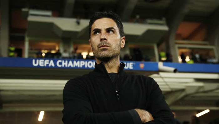 Soccer Football - Champions League - Atalanta v Arsenal - Gewiss Stadium, Bergamo, Italy - September 19, 2024 Arsenal manager Mikel Arteta REUTERS/Alessandro Garofalo