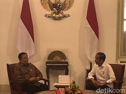 Pertemuan SBY-Jokowi di Istana Merdeka Siang Ini Berlangsung Tertutup
