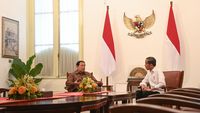 Momen SBY dan Jokowi Bertemu di Istana Merdeka
