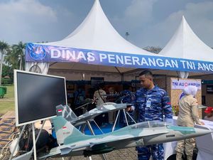 TNI AU Buka 24 Booth Kenalkan Alutsista Terbaru: Pesawat C-130J Hercules