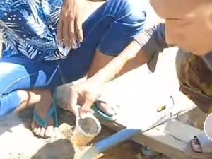 Heboh Sumur Bor di Sampang yang Viral Keluarkan Air Campur Solar