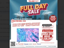 Smart TV UHD 65 inch Diskon Gede-gedean di Transmart Full Day Sale