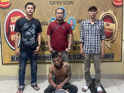 Heru Diringkus Polisi Usai Kepergok Curi Kumparan Isi Trafo PLN