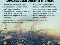 6 Peristiwa Besar yang Patut Diwaspadai Jelang Kiamat