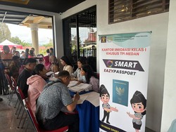 Imigrasi Medan Beri Layanan Smart Eazy Passport Bagi Jemaat GBKP Kabanjahe