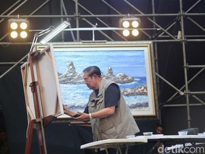 Akhir Pekan Melukis Bareng SBY di Pestapora