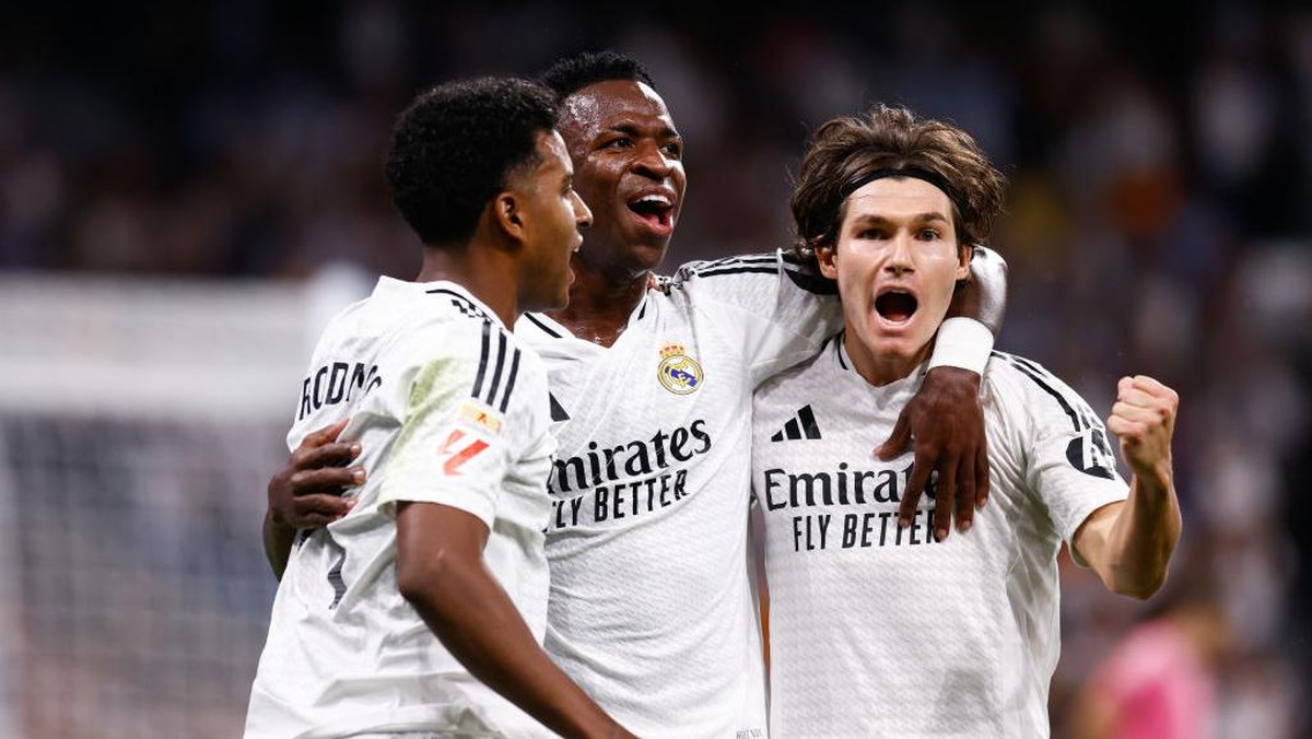 Real Madrid menang 4-1 atas Espanyol dalam lanjutan LaLiga 2024/2025. (Foto: Dennis Agyeman/Europa Press via Getty Images)