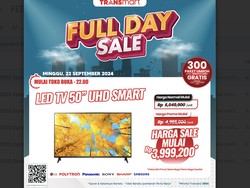 TV LED 50 UHD Hemat Rp 2 Jutaan di Transmart Full Day Sale