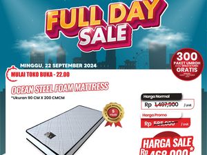 Murah Meriah! Beli Kasur di Transmart Full Day Sale Cuma Rp 460 Ribuan