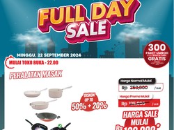 Buruan Merapat! Harga Panci-Teflon di Transmart Full Day Sale Cuma Rp 100 Ribuan