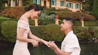 5 Potret Romantis Alyssa Daguise Dilamar Al Ghazali di Italia