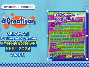 Selamat! Ini Pemenang Kuis Tiket Synchronize Fest 2024 dari detikpop Selamat! Ini Pemenang Kuis Tiket Synchronize Fest 2024 dari detikpop
