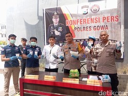 Warga Pekanbaru Edarkan Narkoba di Gowa Ditangkap, 1,2 Kg Sabu Disita
