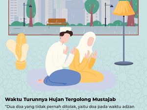 Turunnya Hujan Disebut sebagai Rahmat, Ini Bunyi Ayatnya