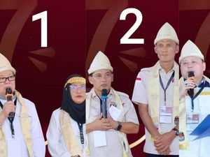 Nomor Urut Pilbup Muratara: Syarif-Gusti 1, Devi-Junius 2, Firsa-Efriyansyah 3