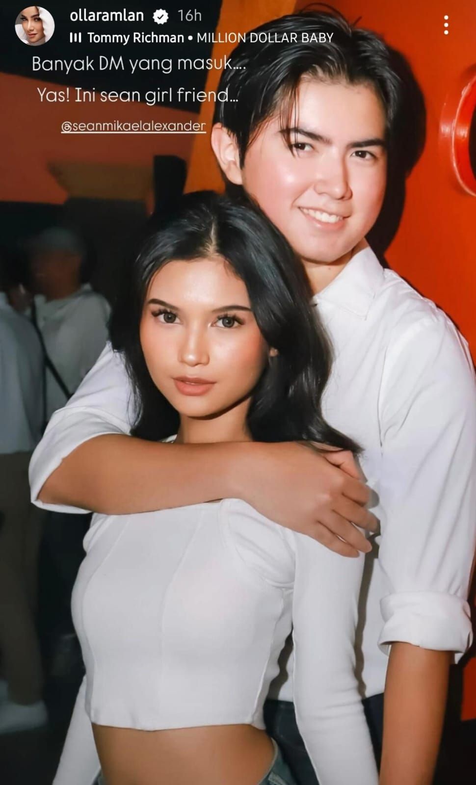Olla Ramlan Kenalkan Pacar Baru Sean, Langsung Ramai Dibandingkan dengan Lolly Olla Ramlan Kenalkan Pacar Baru Sean, Langsung Ramai Dibandingkan dengan Lolly