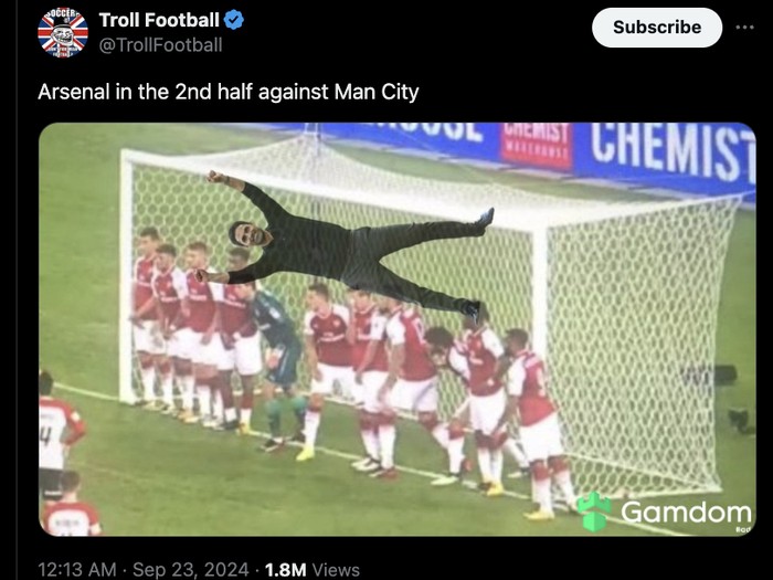 Parkir Bus Arsenal Meme