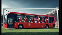 Ada bus Arsenal di depan gawangnya, membuat Man City kerepotan. Foto: dok. Internet/X (Twitter)