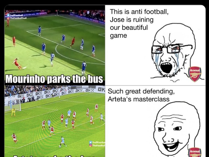 Parkir Bus Arsenal Meme