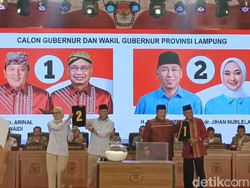 QC Indikator 100% Pilgub Lampung: Mirza-Jihan 82,54%, Arinal-Sutono 17,46%