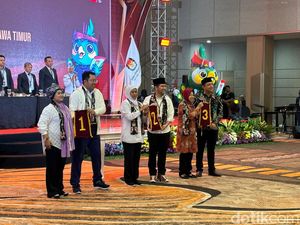 Teriakan Fufufafa-Harun Masiku Bergema di Pengundian Nomor Urut Pilgub Jatim