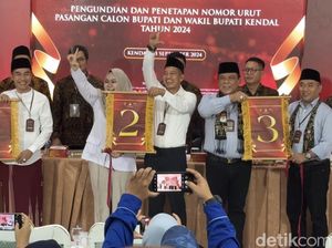 Nomor Urut Pilkada Kendal: Tika-Beny 1, Mirna-Riki 2, Basuki-Nashri 3 Nomor Urut Pilkada Kendal: Tika-Beny 1, Mirna-Riki 2, Basuki-Nashri 3