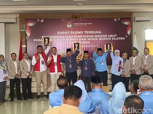 Nomor Urut Pilkada Klaten: Yoga-Sova 1, Herry-Wahyu 2, Hamenang-Benny 3 Nomor Urut Pilkada Klaten: Yoga-Sova 1, Herry-Wahyu 2, Hamenang-Benny 3