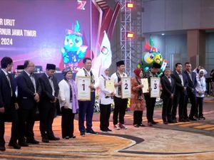 Nomor Urut Pilgub Jatim: LUMAN 1, Khofifah-Emil 2, Risma-Gus Hans 3 Nomor Urut Pilgub Jatim: LUMAN 1, Khofifah-Emil 2, Risma-Gus Hans 3