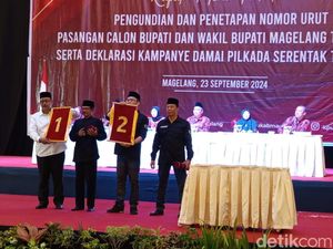 Sah! Ini Nomor Urut Paslon Cabup-Cawabup Magelang Sah! Ini Nomor Urut Paslon Cabup-Cawabup Magelang