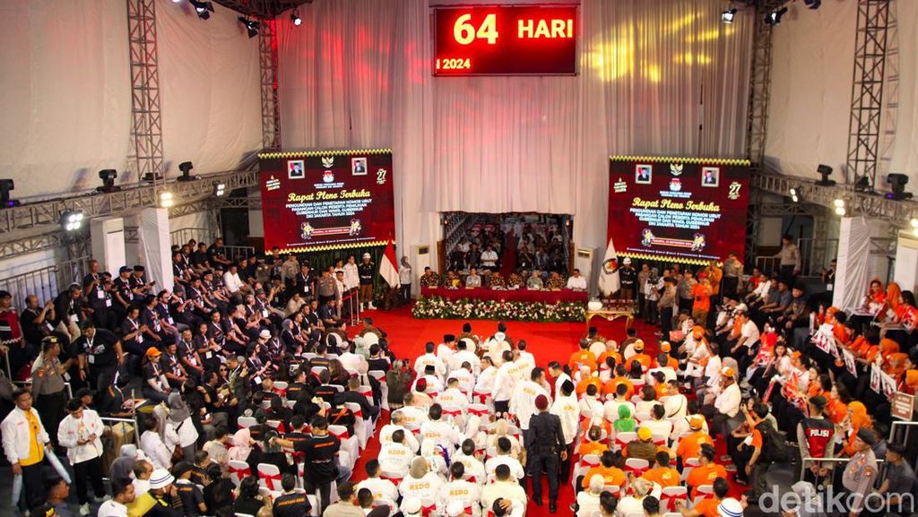 Suasana Jelang Pengundian Nomor Urut Pilgub Jakarta 2024 Suasana Jelang Pengundian Nomor Urut Pilgub Jakarta 2024