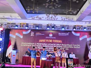 KPU Undi Nomor Urut 2 Paslon Pilgub Sumbar, Ini Hasilnya KPU Undi Nomor Urut 2 Paslon Pilgub Sumbar, Ini Hasilnya