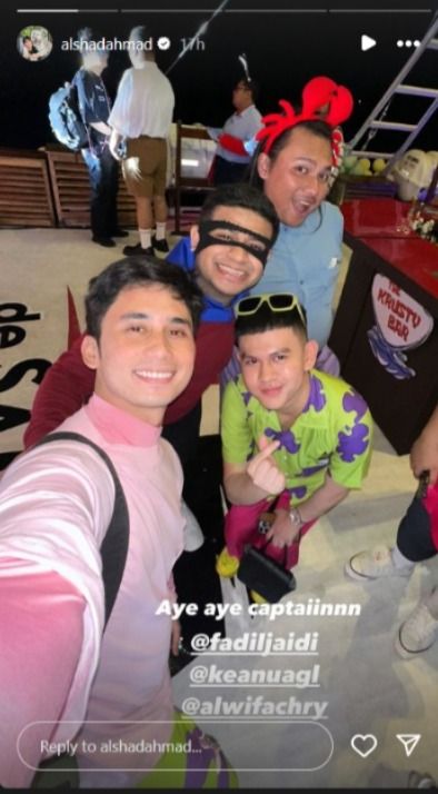 Alshad Ahmad hadiri ulang tahun Tiara Andini