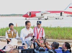 Jokowi Sebut Runway Bandara IKN 3.000 Meter, Bisa Didarati Pesawat Besar