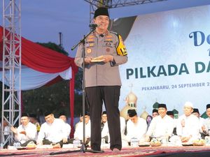 Momen Irjen Iqbal Kumpulkan 43 Cakada di Riau Deklarasi Pilkada Damai