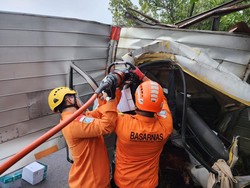 Mobil Boks Tabrak Pohon di Playen Gunungkidul, 1 Orang Tewas