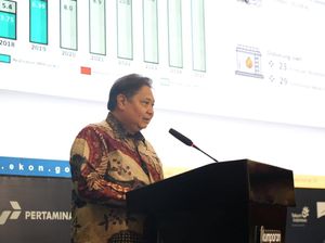 Airlangga:Tren Pertumbuhan Ekonomi RI 10 Tahun Terakhir Terjaga di 5%