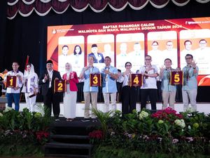 Ini Nomor Urut 5 Paslon dalam Pemilihan Walkot Bogor