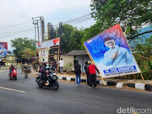 Jelang Kampanye, Bawaslu Kab Sukabumi Turunkan Alat Peraga Sementara