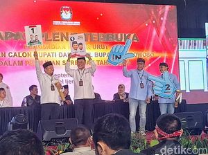 Pengundian Nomor Urut Paslon di Bondowoso Bertabur Selawat Pengundian Nomor Urut Paslon di Bondowoso Bertabur Selawat