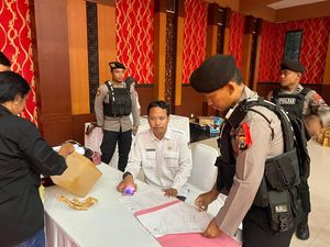 Pengundian Nomor Urut Paslon Pilwali Kota Blitar Berjalan Aman