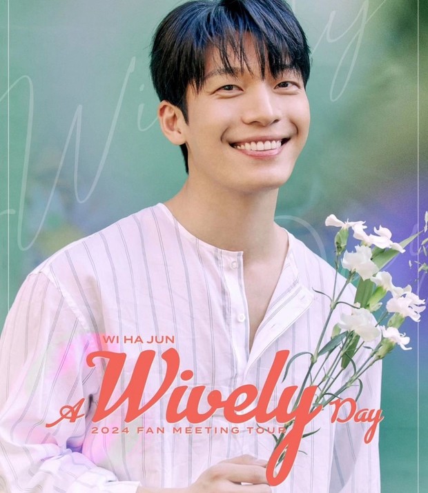 Poster fan meeting Wi Ha Joon 2024/Foto: Instagram @wi__wi__wi