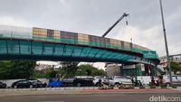Potret Terbaru Pembangunan LRT Velodrome ke Manggarai