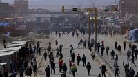 Ratusan Warga Bolivia Gelar Demo di Jalanan El Alto
