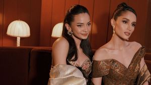 Memukau, Enzy Storia dan Cinta Laura Pakai Gaun Batik di Paris Fashion Week