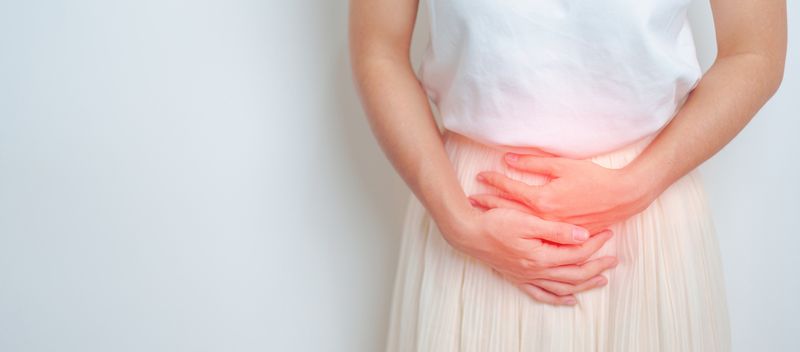 Woman having abdomen pain. Ovarian and Cervical cancer, Cervix disorder, Endometriosis, Hysterectomy, Uterine fibroids, Reproductive, menstruation, Stomach, Pregnancy and Sexual Transmitted disease