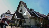 Gereja dan SMP Kristen Palangka Raya Ludes Terbakar